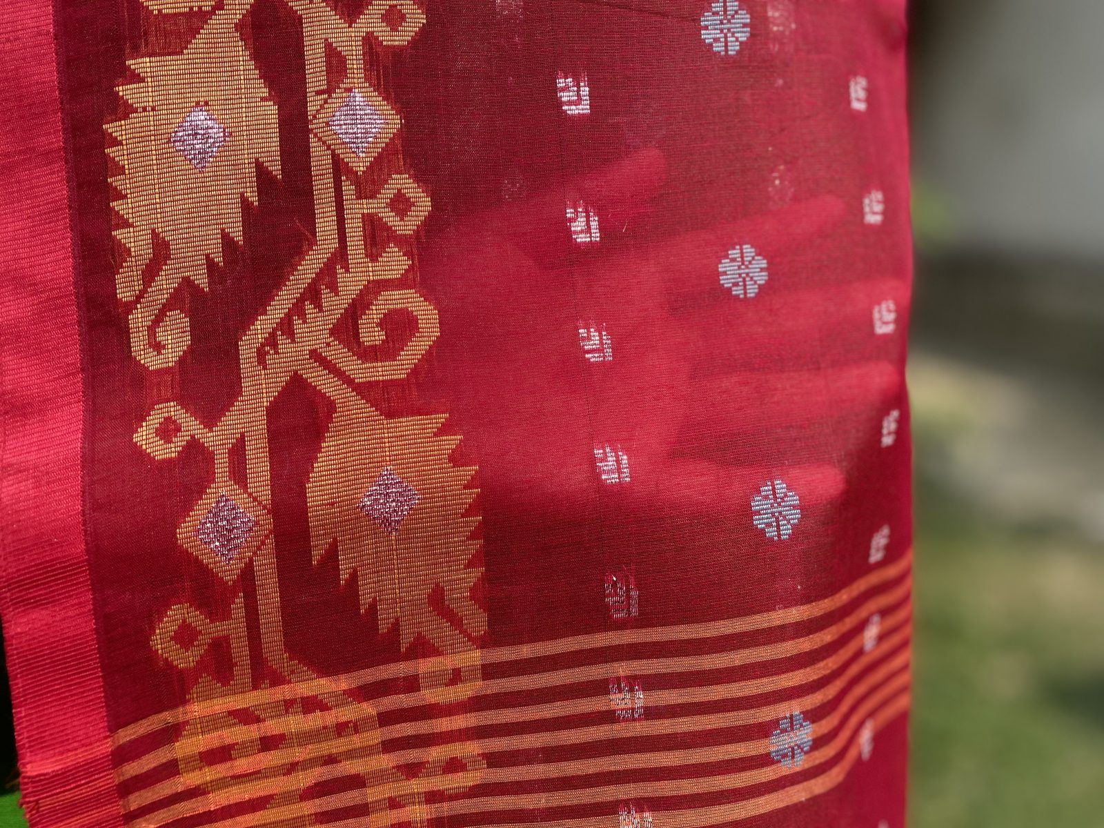 Green Elegance Suti Saree