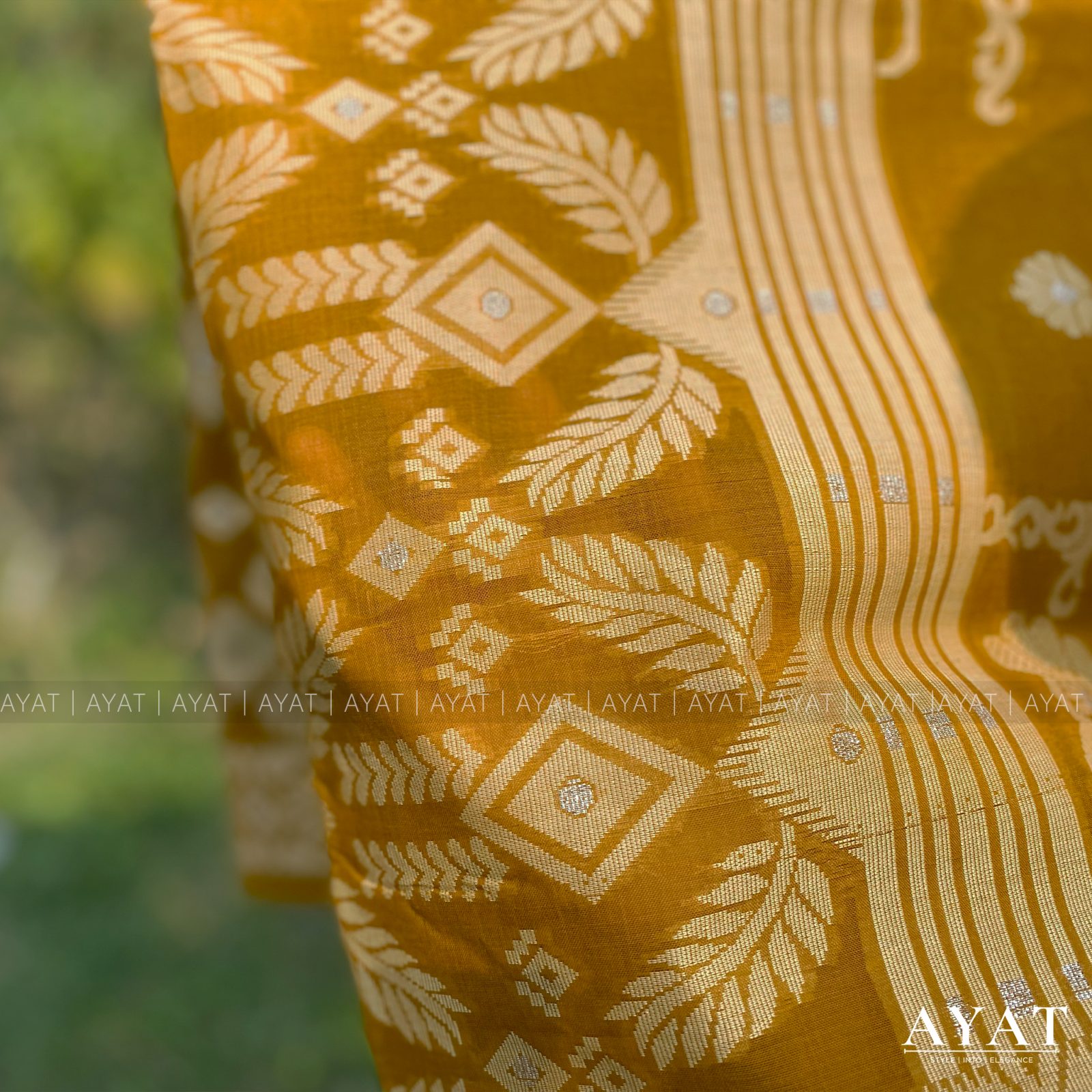 Royal Red Floral Saree