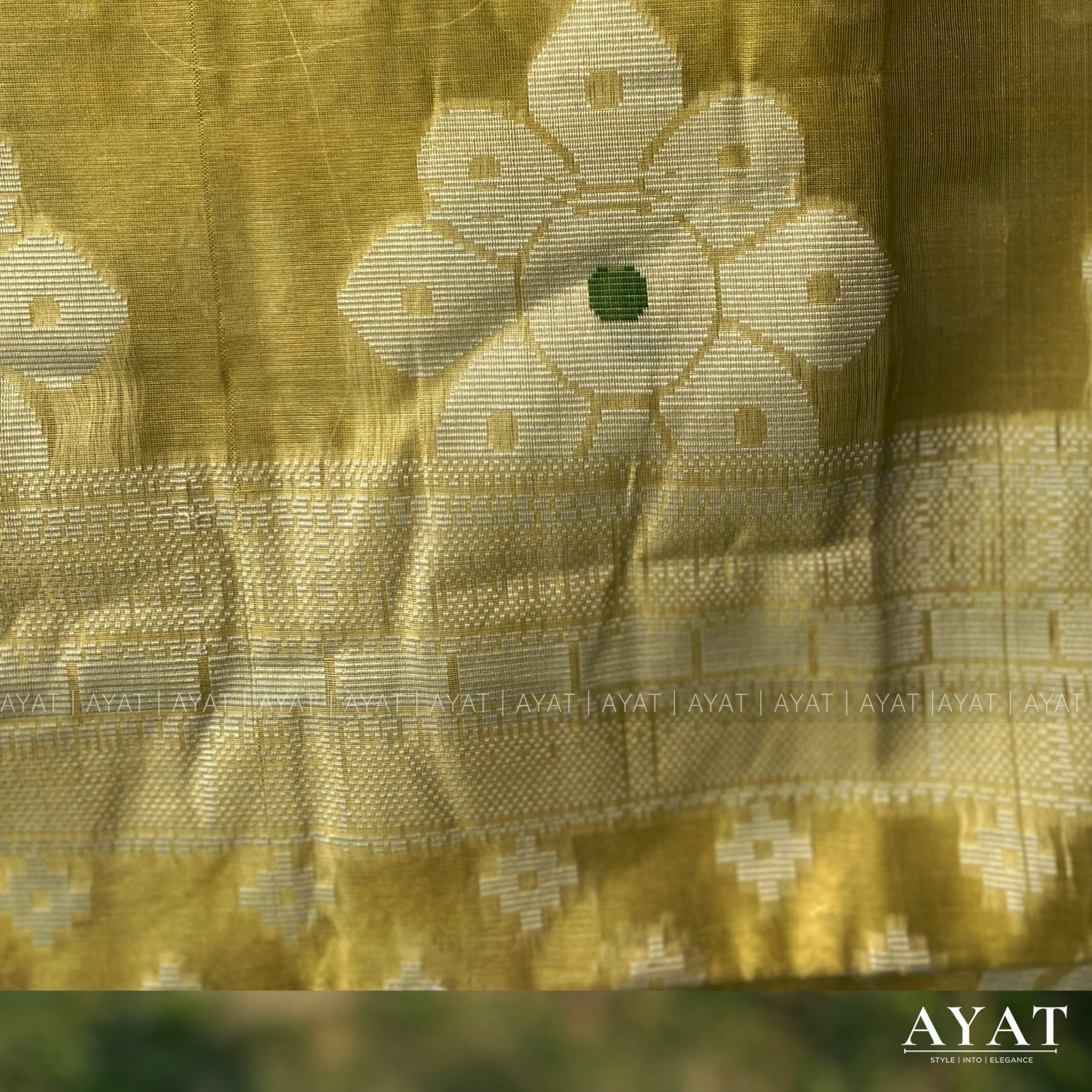 Sky Blue Elegant Jamdani Style Suti Saree