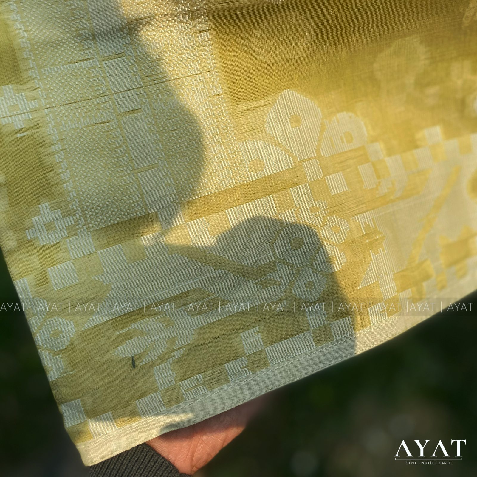 Sky Blue Elegant Jamdani Style Suti Saree